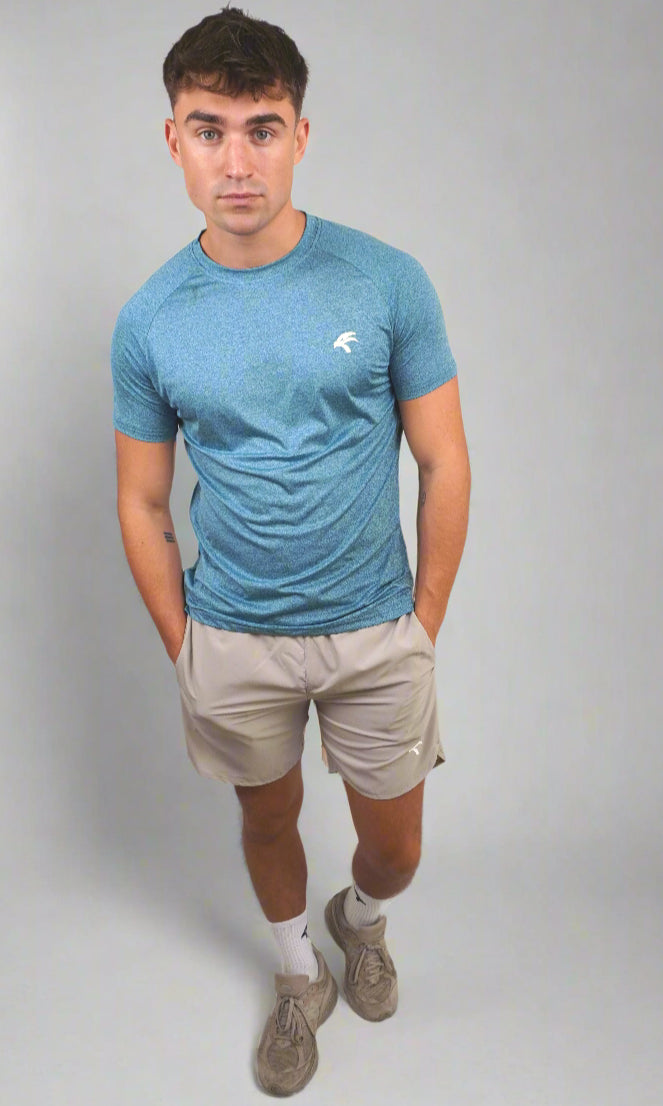 Vital Gym Tee Teal — Men's Performance T-Shirt Dubai UAE GCCO