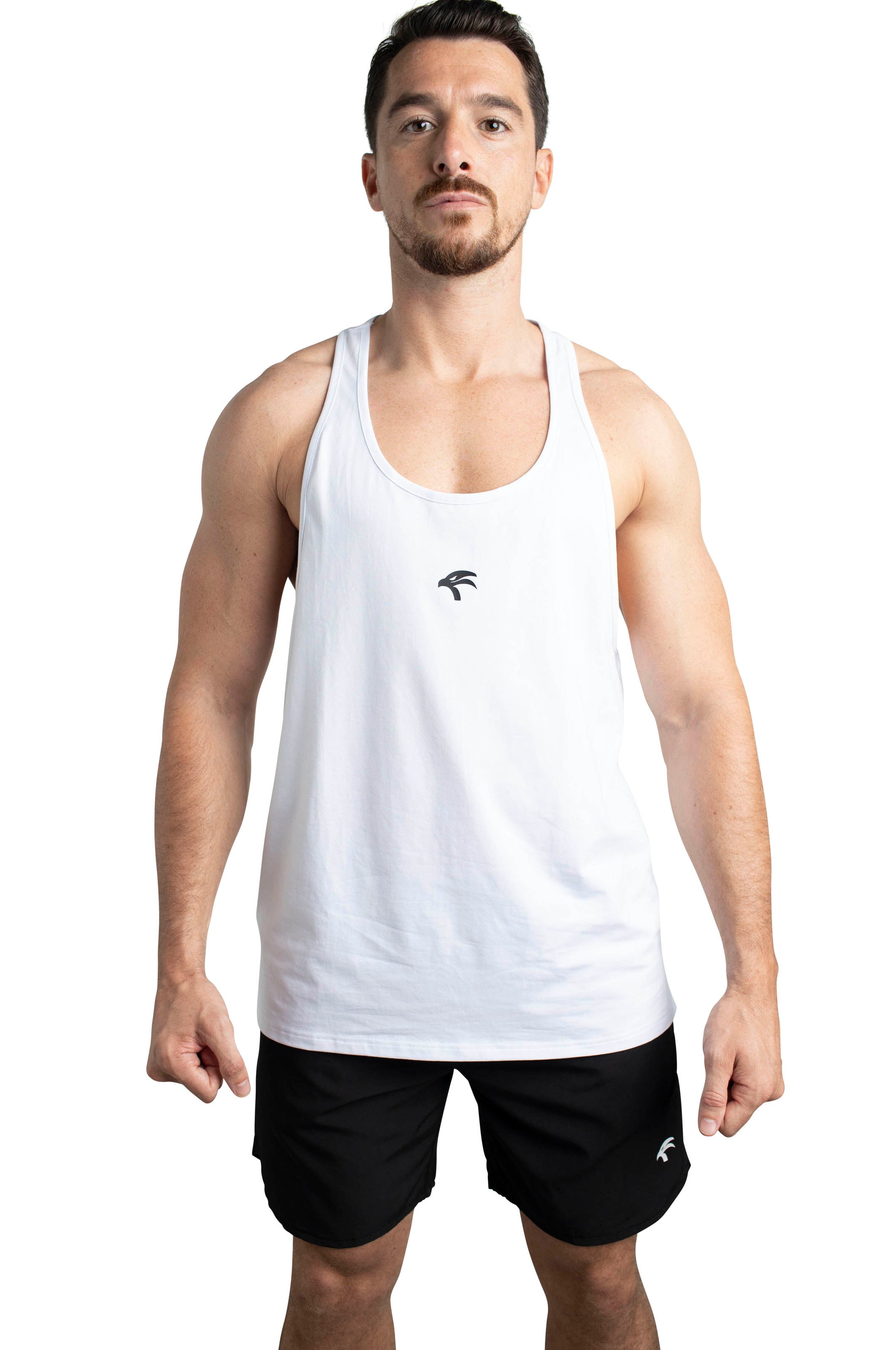 Stringer White — Men's Gym Tank Top Dubai UAE GCCO