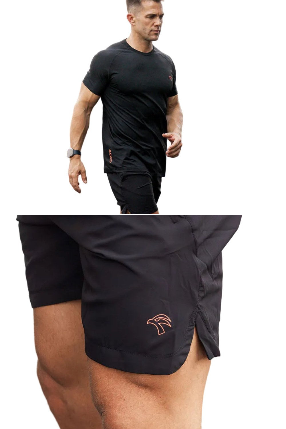 Matching set: tee and shorts