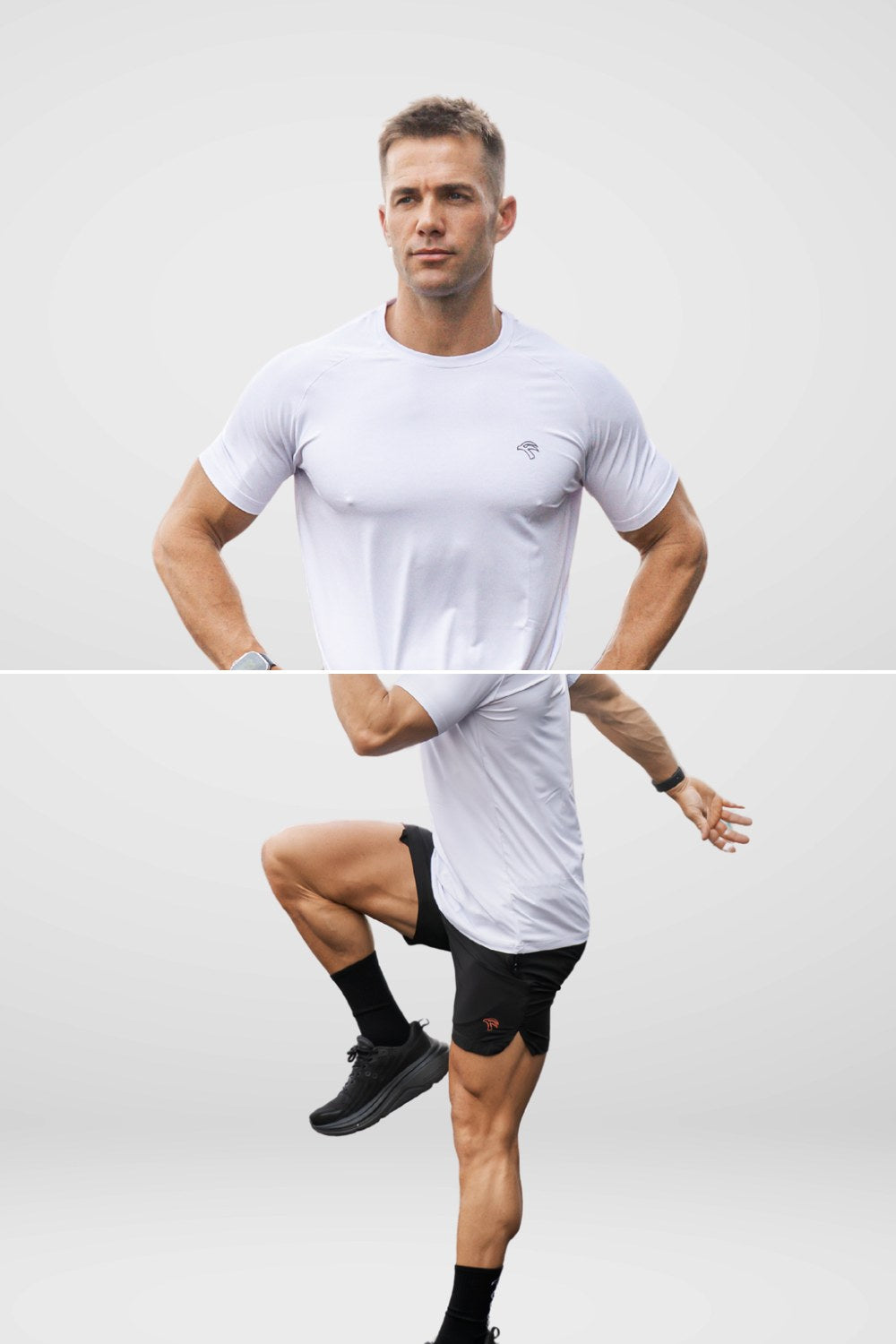 Matching set: tee and shorts