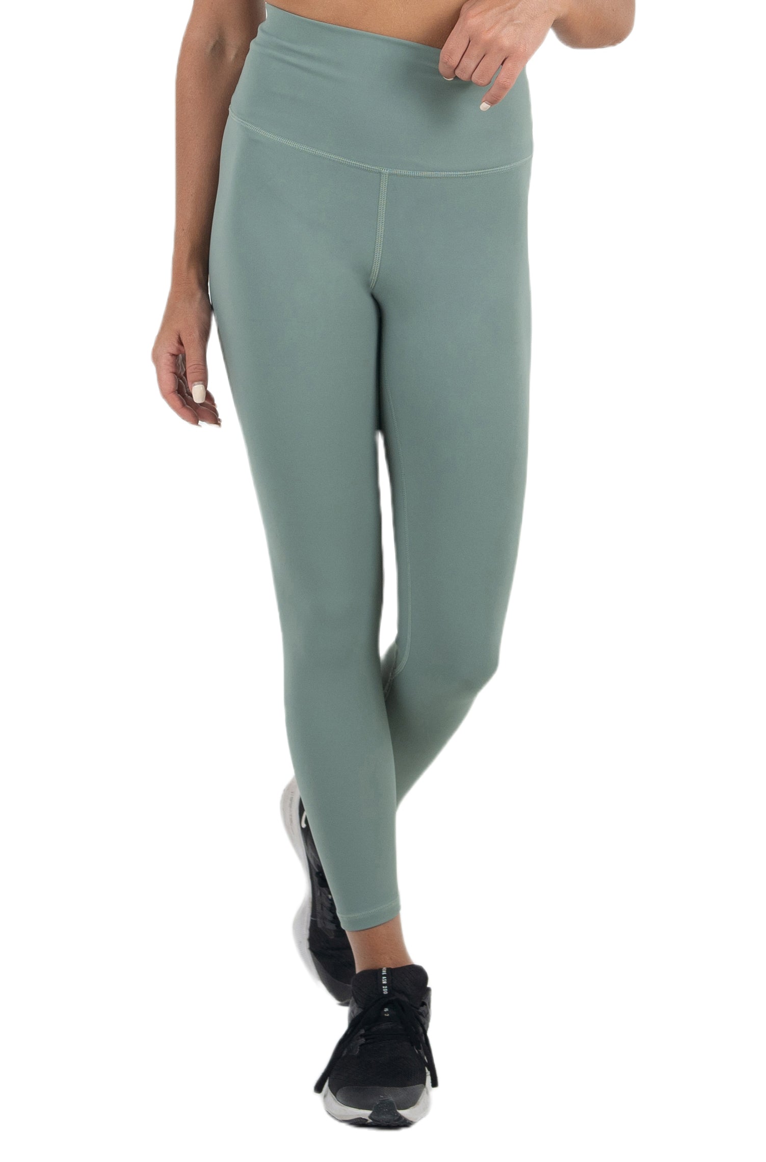 Core Leggings Green — Women's Gym Leggings UAE GCCO