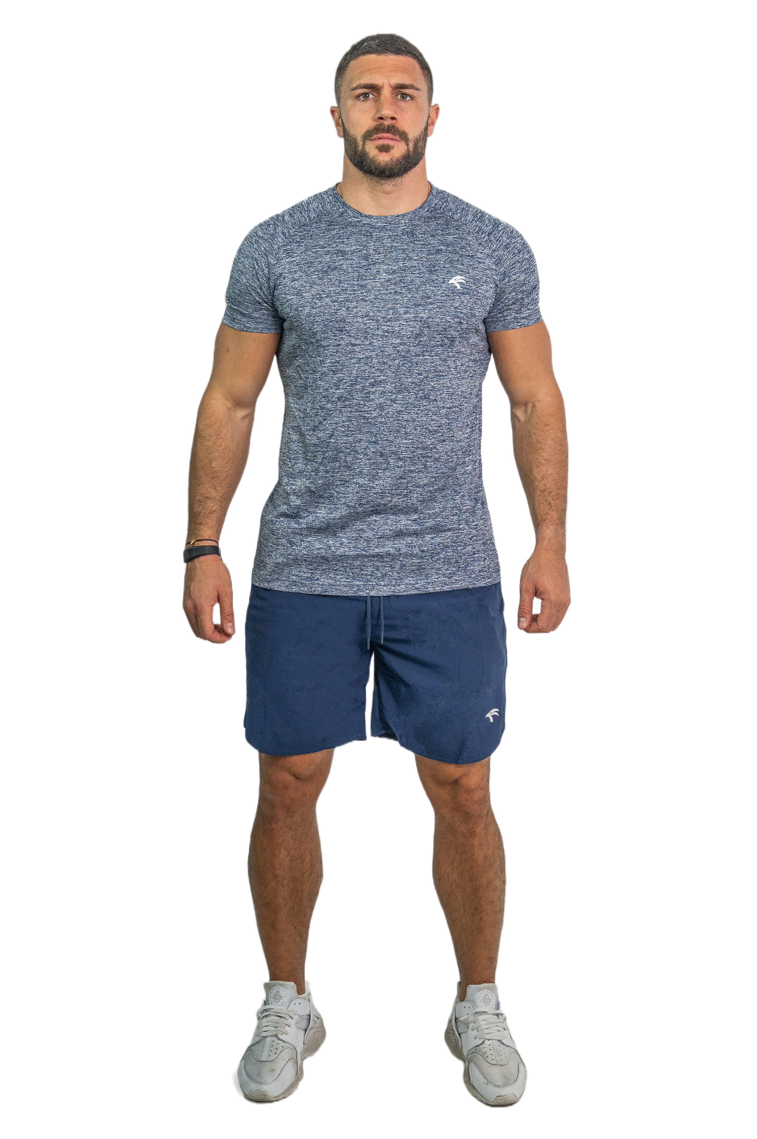 Flow Tee Blue — Men's Gym T-Shirt UAE GCCO