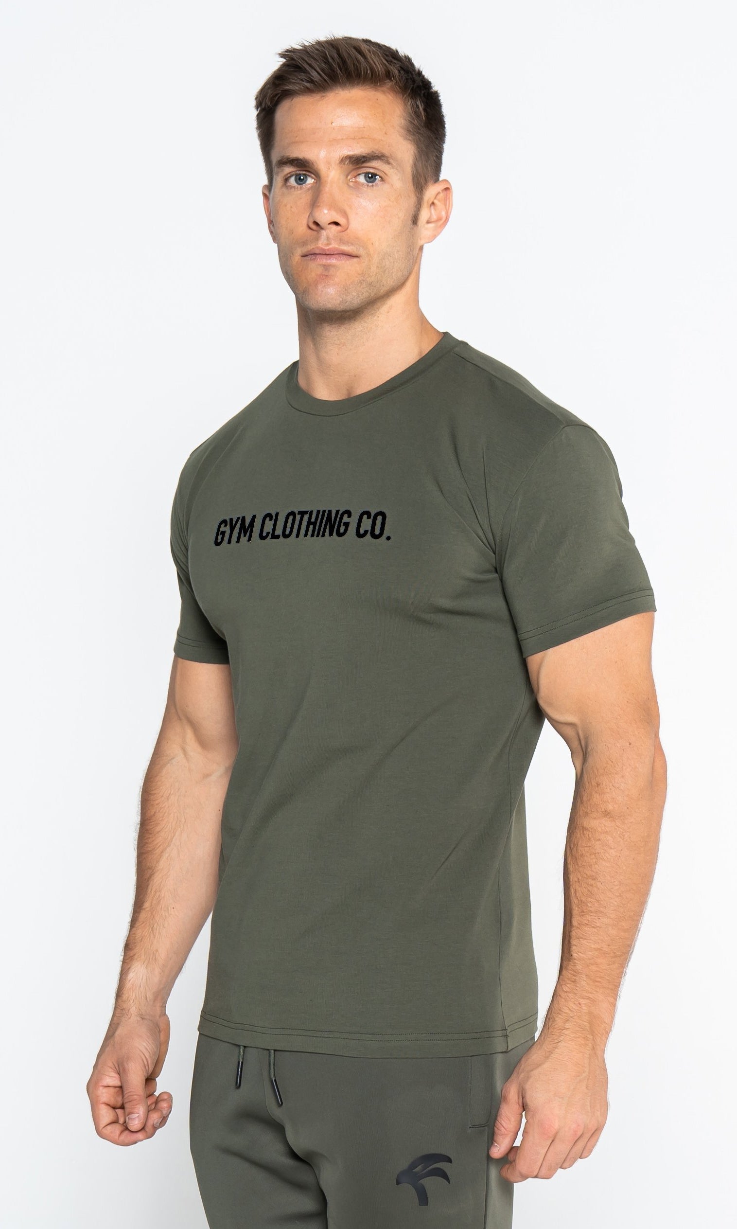 Core Tee Wording Green — Men's Training Tee Dubai UAE GCCO