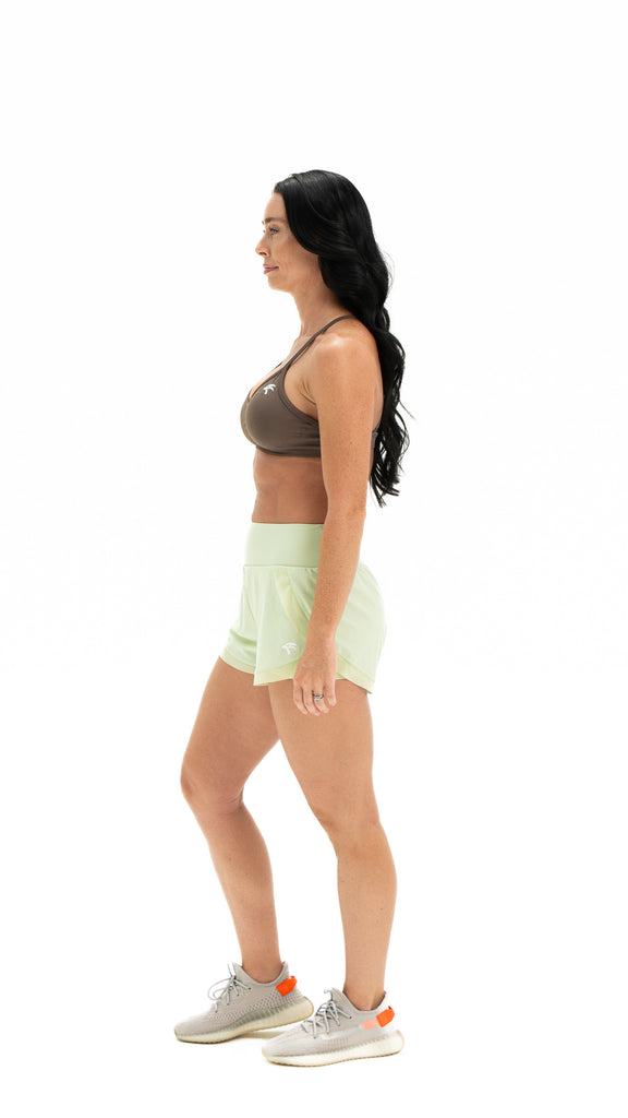 2 in 1 Shorts - Mint Green