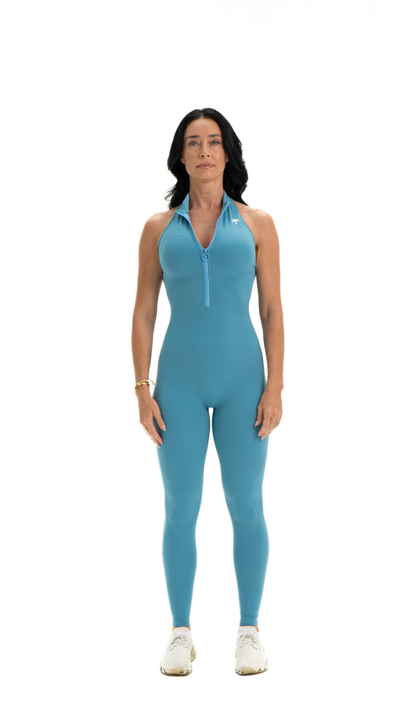 Yoga Jumpsuit - Haze Blue