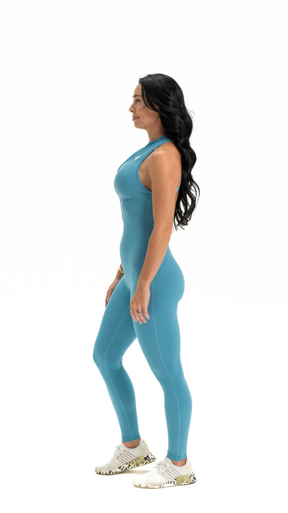 Yoga Jumpsuit - Haze Blue