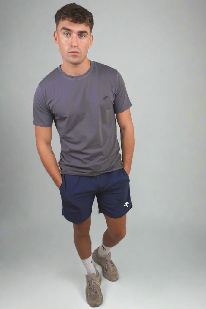 Men’s Relaxed Cotton Tee - Storm Grey