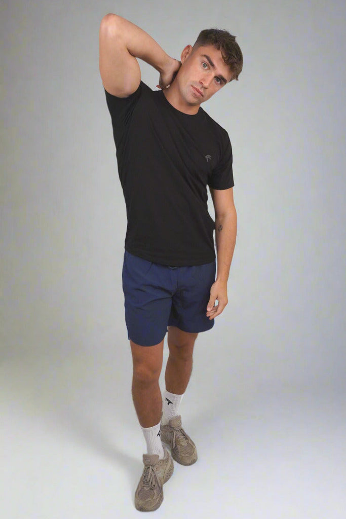 Men’s Relaxed Cotton Tee - Black