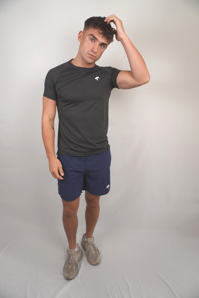 Flow Tee - Charcoal