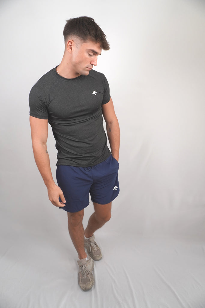 Flow Tee - Charcoal