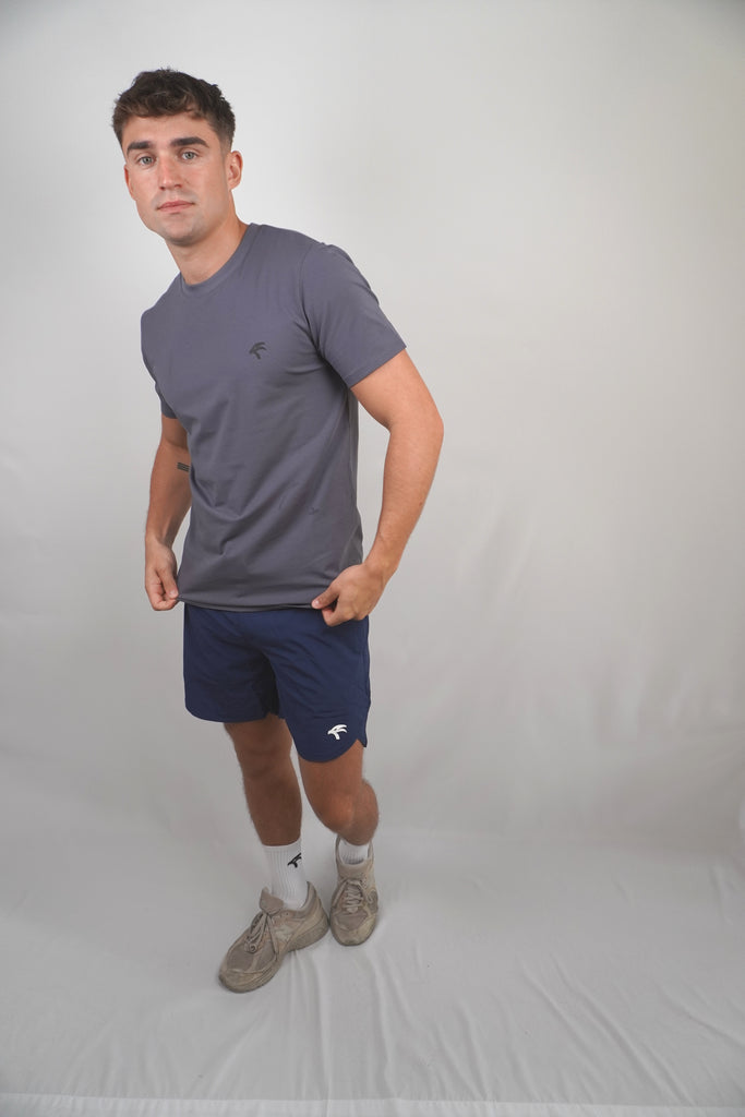 Men’s Relaxed Cotton Tee - Storm Grey