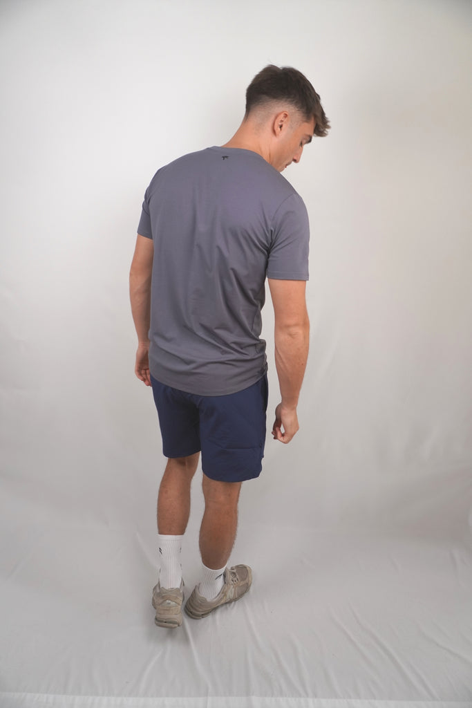 Men’s Relaxed Cotton Tee - Storm Grey