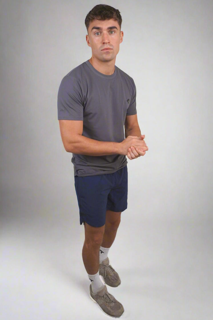 Men’s Relaxed Cotton Tee - Storm Grey