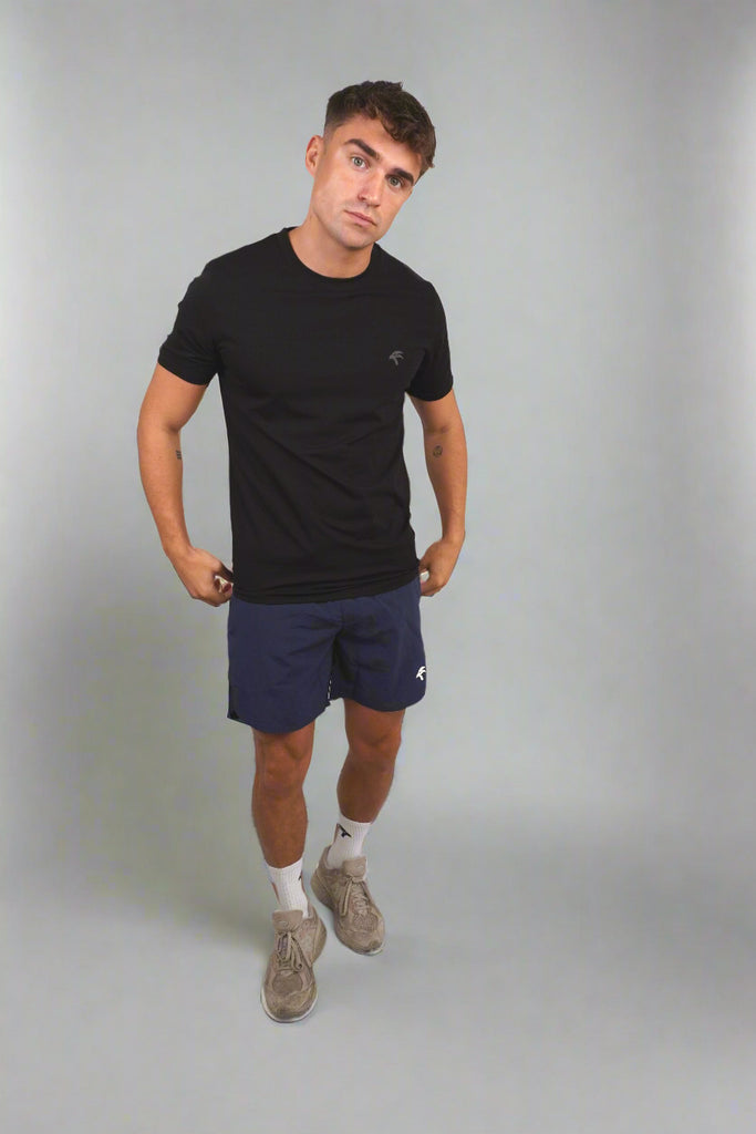 Men’s Relaxed Cotton Tee - Black
