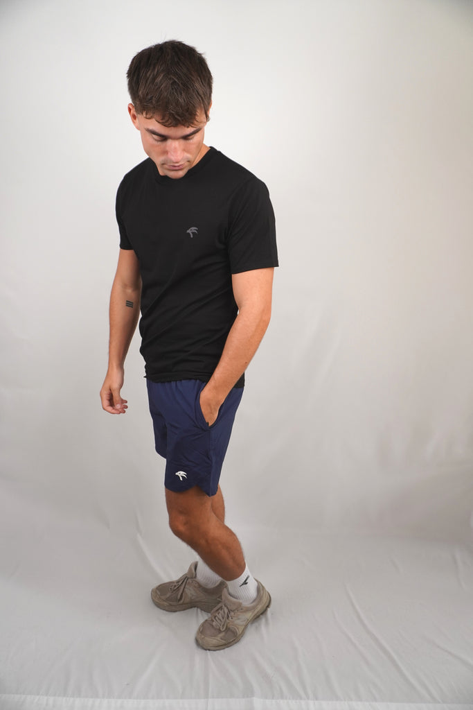 Men’s Relaxed Cotton Tee - Black