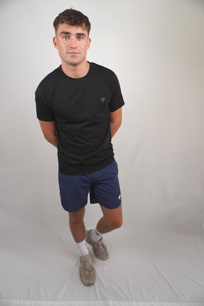 Men’s Relaxed Cotton Tee - Black