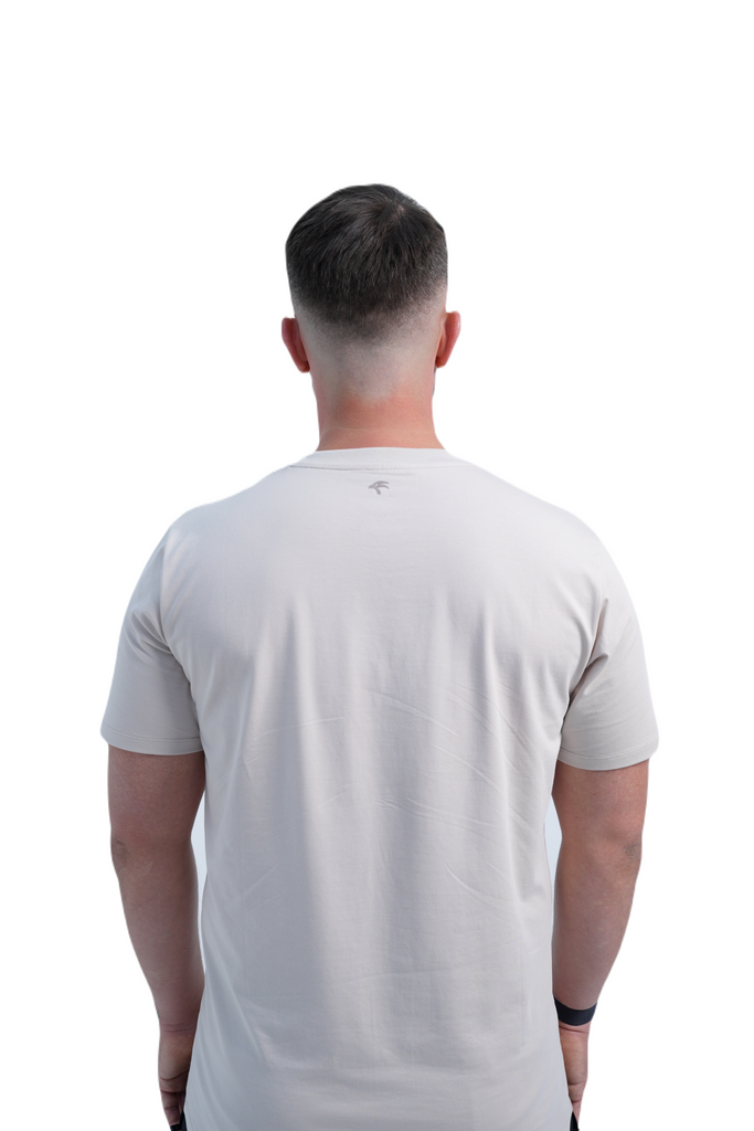 Men’s Relaxed Cotton Tee - Beige