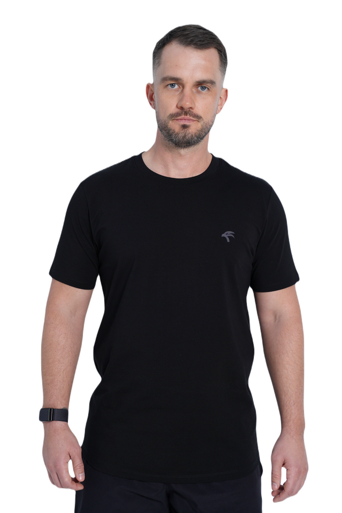 Men’s Relaxed Cotton Tee - Black