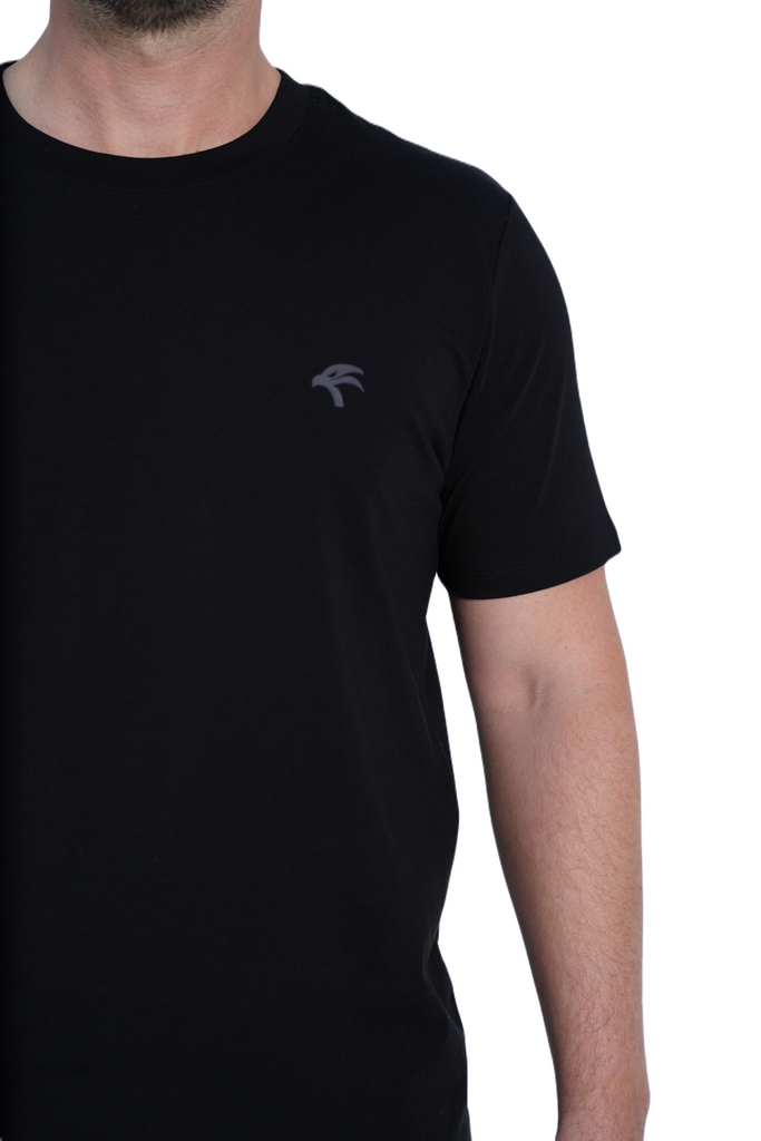 Men’s Relaxed Cotton Tee - Black