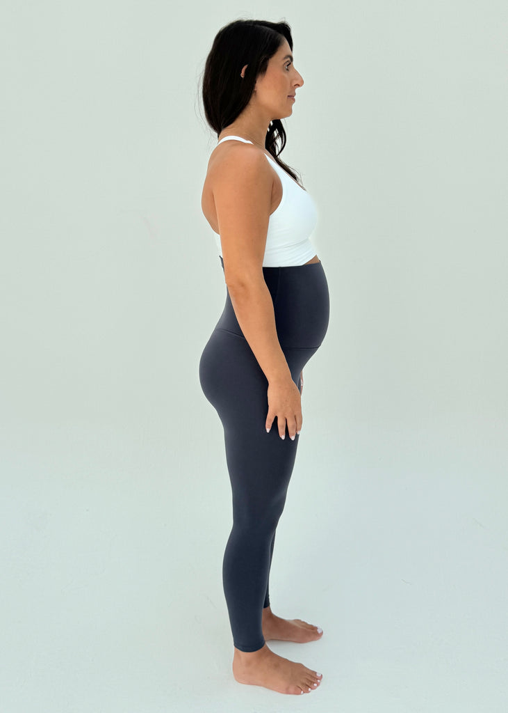 Eyas Maternity Leggings - Dark Grey