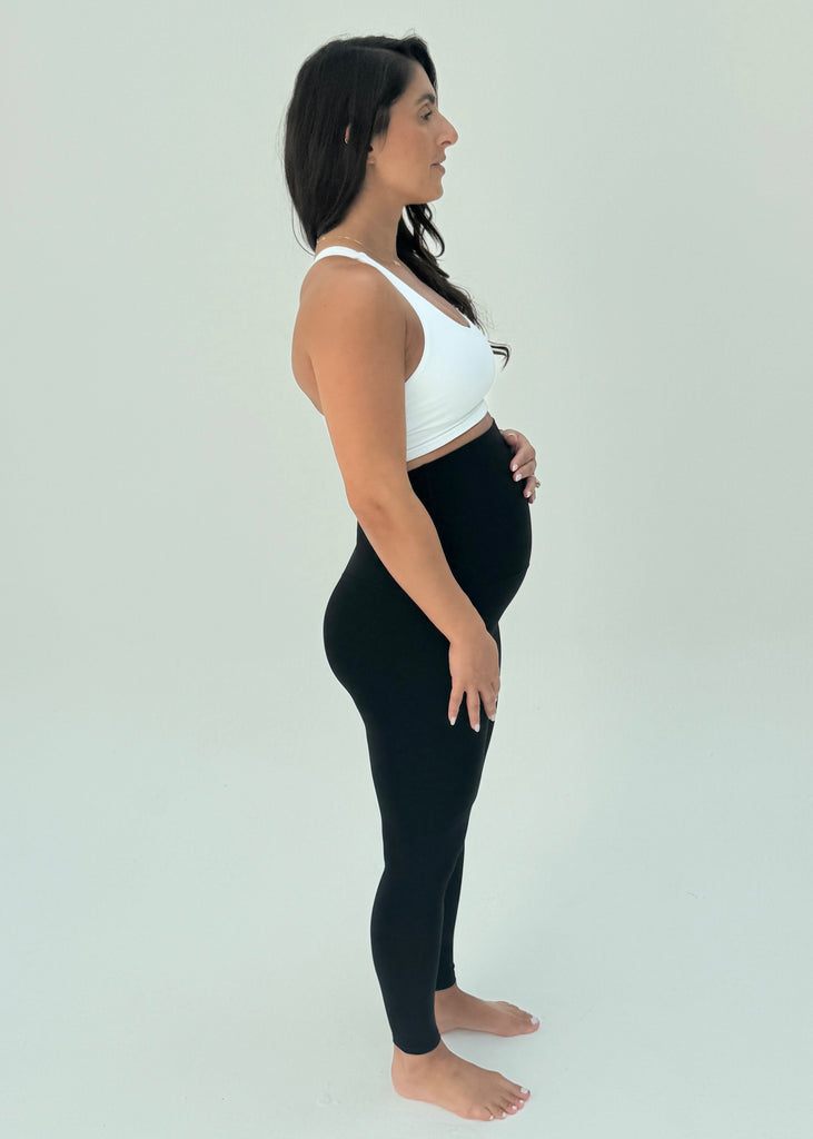 Eyas Maternity Leggings - Black