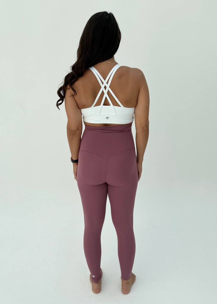 Eyas Maternity Leggings - Plum