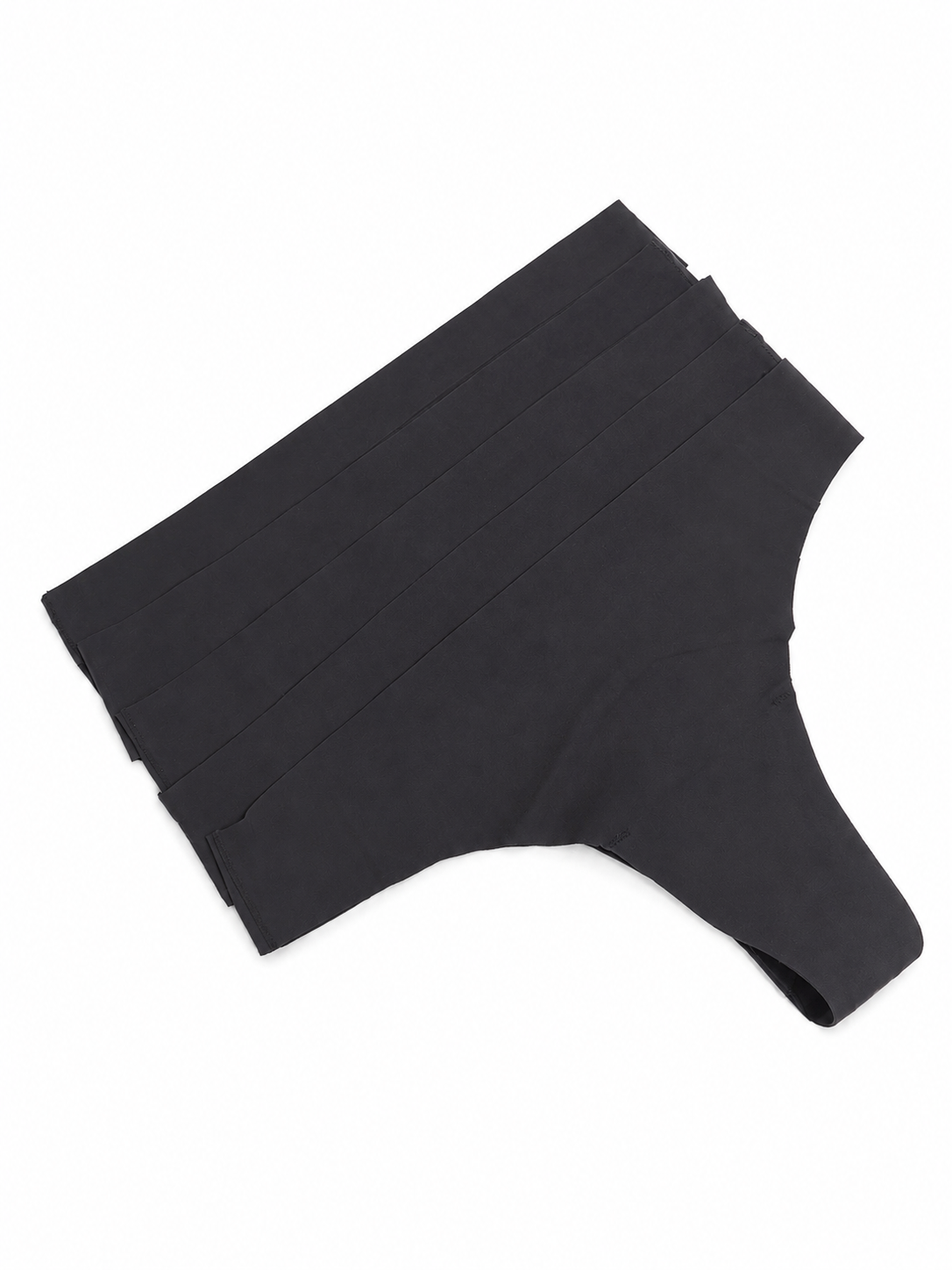 Seamless Thong Black Pack of 5 — Women's Underwear UAE GCCO