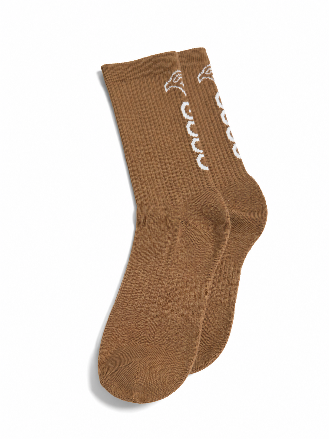 Crew Socks Tan Pack of 3 — Gym Socks Dubai UAE GCCO