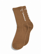 Crew Socks Tan Pack of 3 — Gym Socks Dubai UAE GCCO