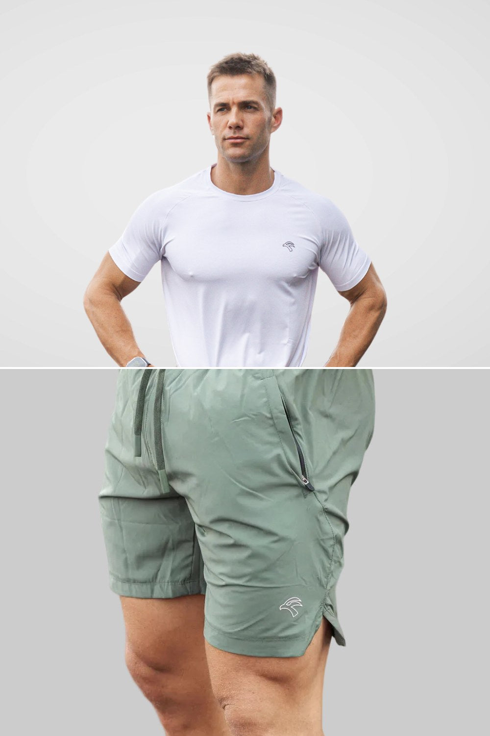 Matching set: tee and shorts