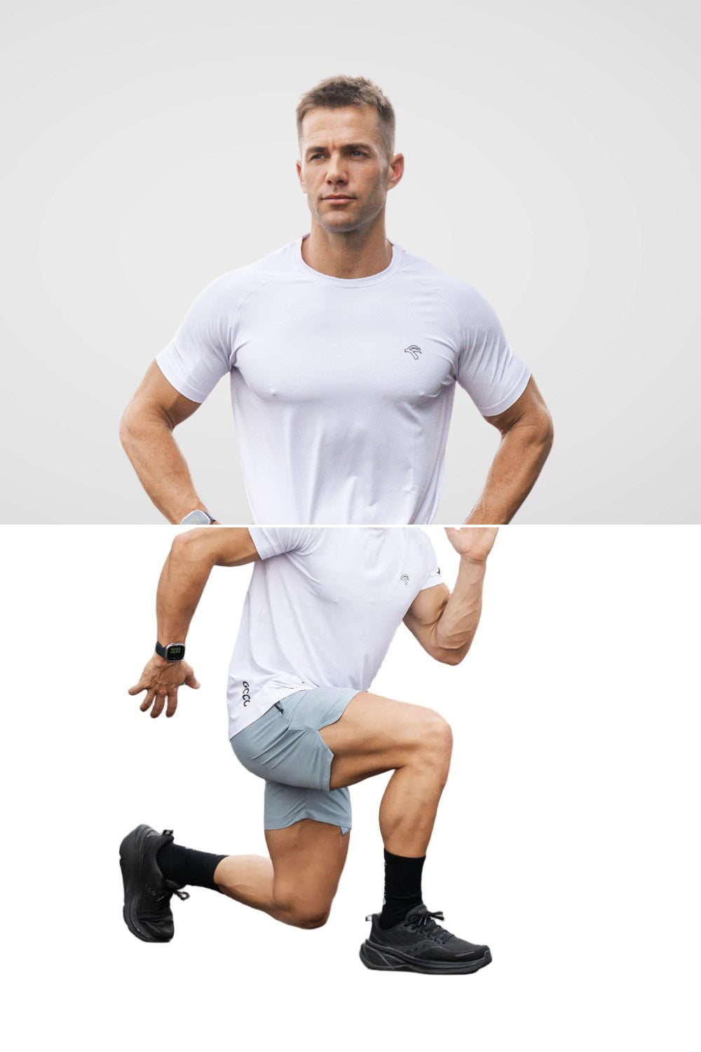 Matching set: tee and shorts