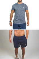Matching set: tee and shorts