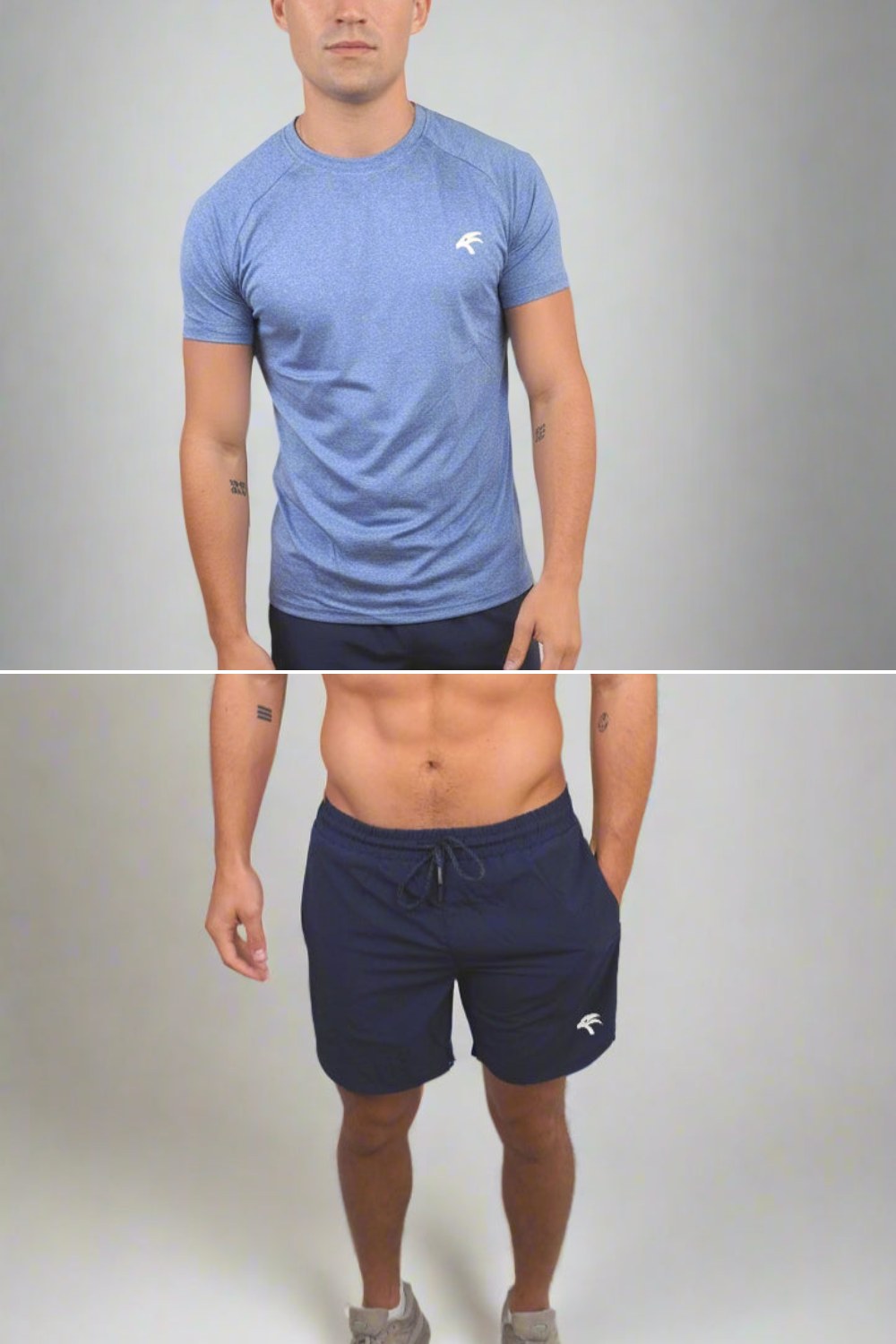 Matching set: tee and shorts