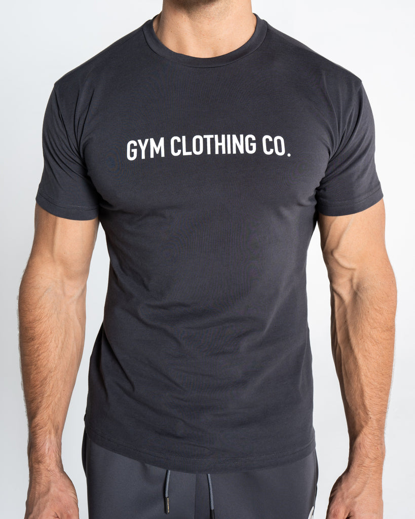 CORE TEE WORDING - GREY