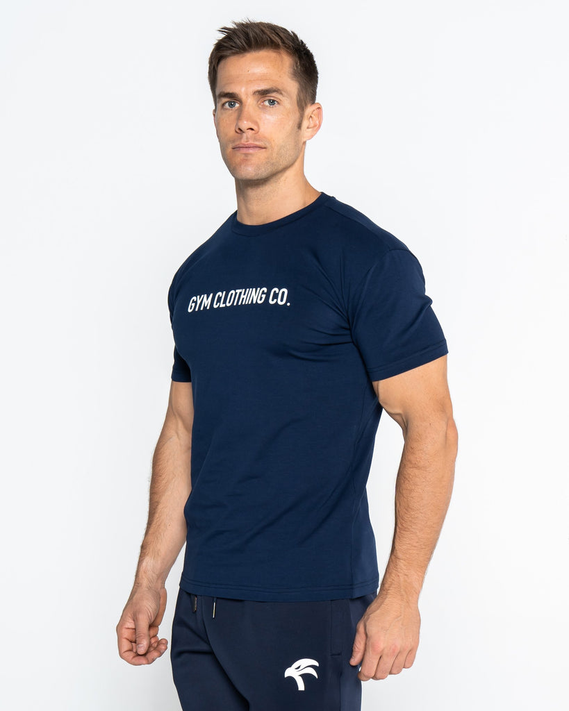 CORE TEE WORDING - BLUE